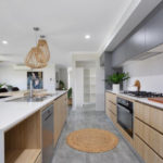 Wooden Cabinet — Kitchen design in Paget, QLD