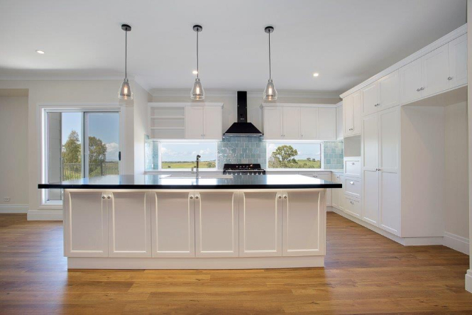 White Cabinet — Kitchen design in Paget, QLD
